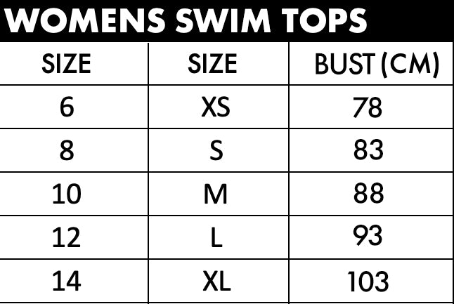 Womens Swim Tops